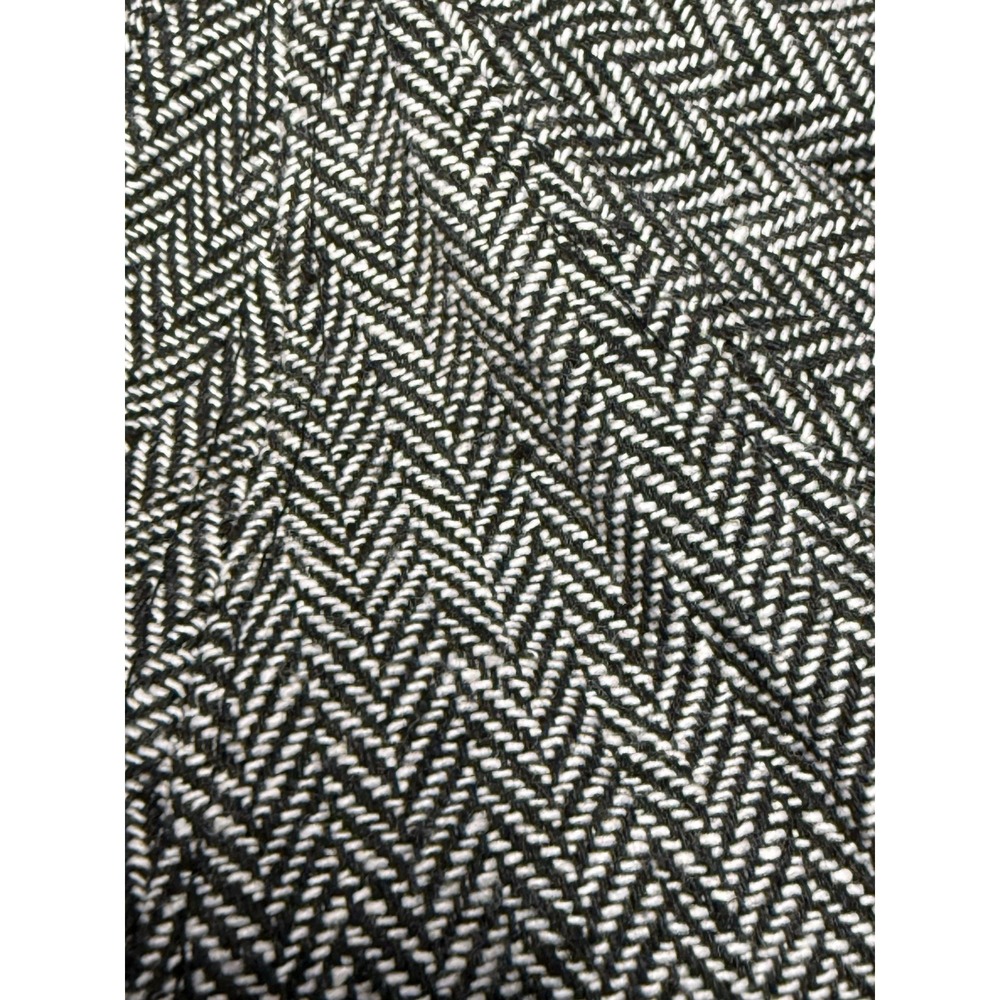 Newsboy Paper Boy Baker Boy Cap Gray Herringbone Tweed Hat Unisex OS Vintage - Picture 4 of 16